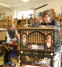 Die Werkastt des Orgelbaumeisters Axel Stüber in Berlin